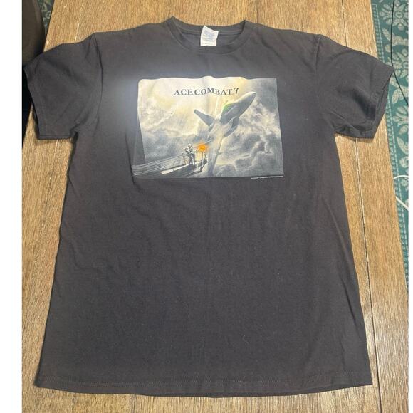 Bandai x NAMCO Ace Combat 7 Graphic T-Shirt Unisex Medium Black/Delta Pro Weight - Picture 1 of 7